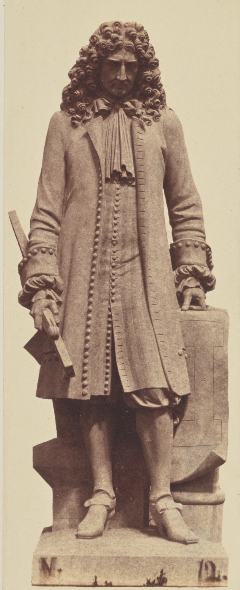 ["Bruant", Statue by Armand Toussaint, Decoration of the Louvre, Paris]