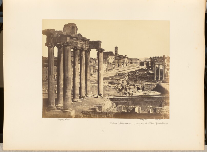 [Temple of Saturn, the Forum, Rome]