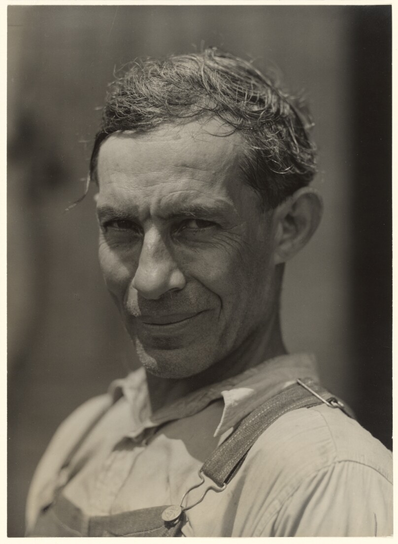 Mulatto Worker on John Henry cotton plantation. He was talented in crafts and weaving.  Melrose, Louisiana