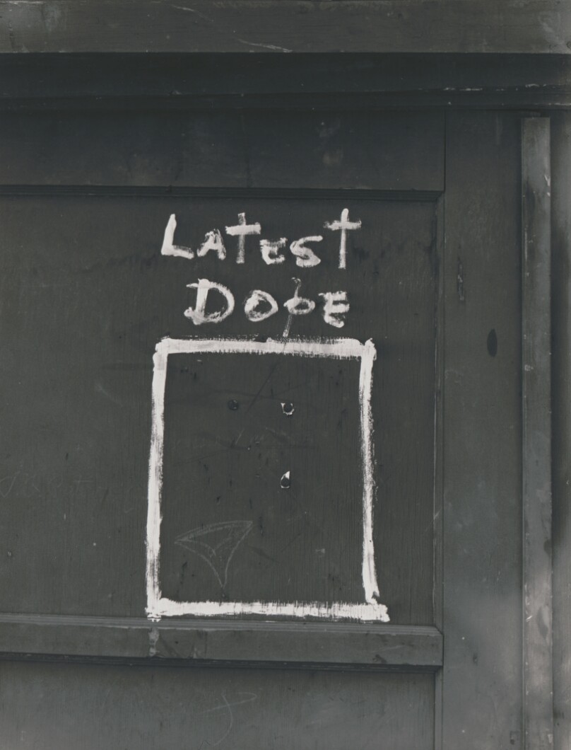 Bulletin board, IU campus