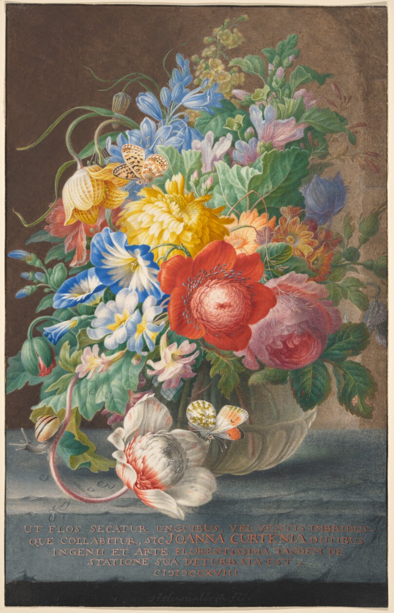 Still Life made for Joanna Koerten Blok’s Album Amicorum