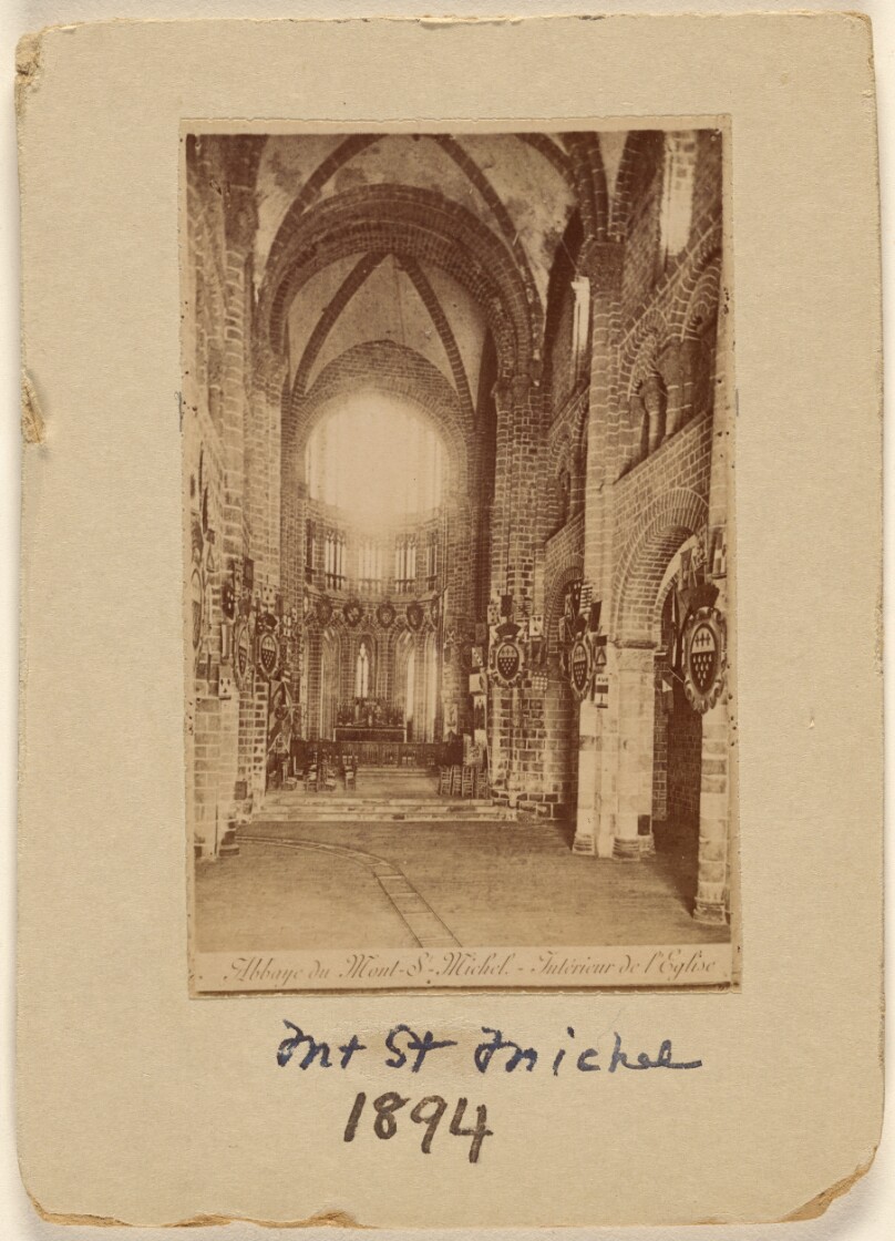 Abbaye du Mont Saint Michel - Interieur de l'Eglise