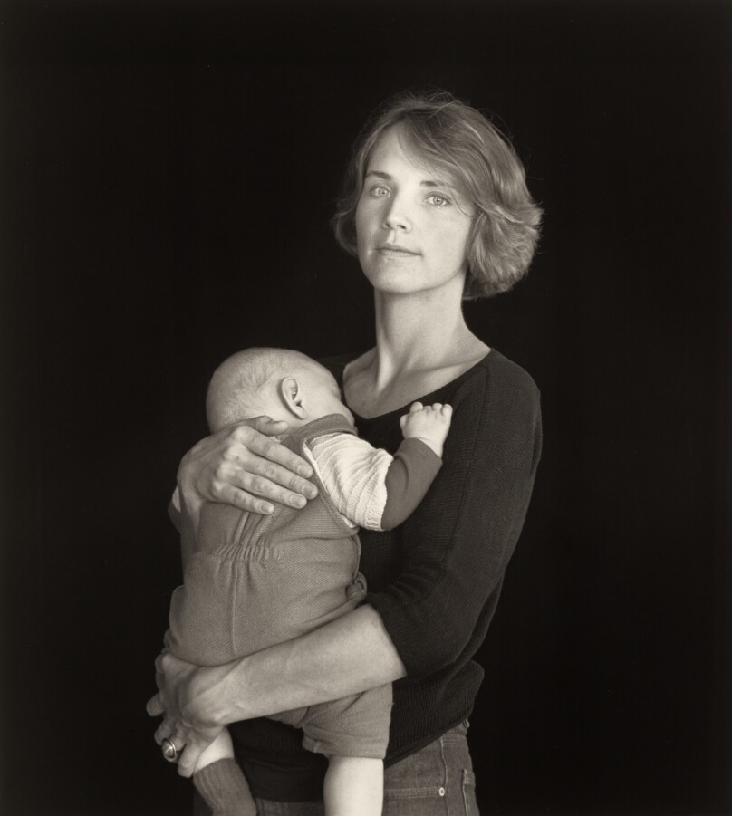 Martina Kuoni with Johannes, New York City