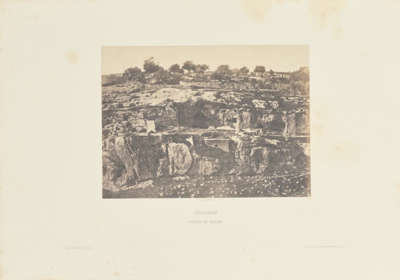 Jérusalem. Village de Siloam
