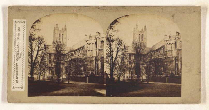 Canterbury Cathedral, From the East.
