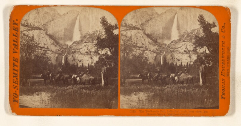 The Yo-Semite Fall, 2,634 feet high, near view, Yo-Semite Valley, Mariposa County.