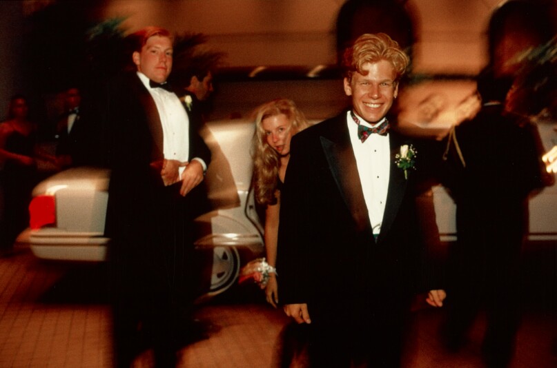 David, 17, and Friends Arrive at the Harvard-Westlake School Prom, Biltmore Hotel, Downtown Los Angeles