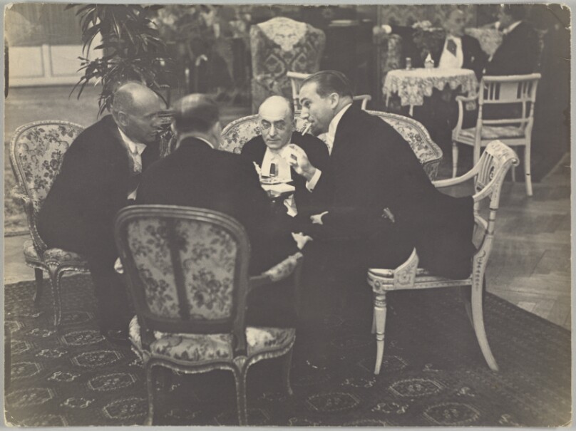 [Visit of German Statesmen to Rome: Benito Mussolini, Dr. Heinrich Brüning, Julius Curtius and Dino Grandi]