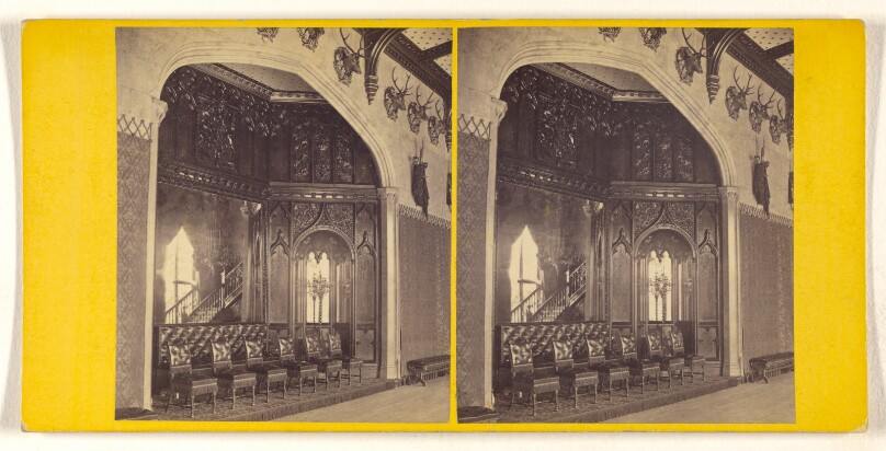 Balmoral Castle - The Dais in the Ball Room.