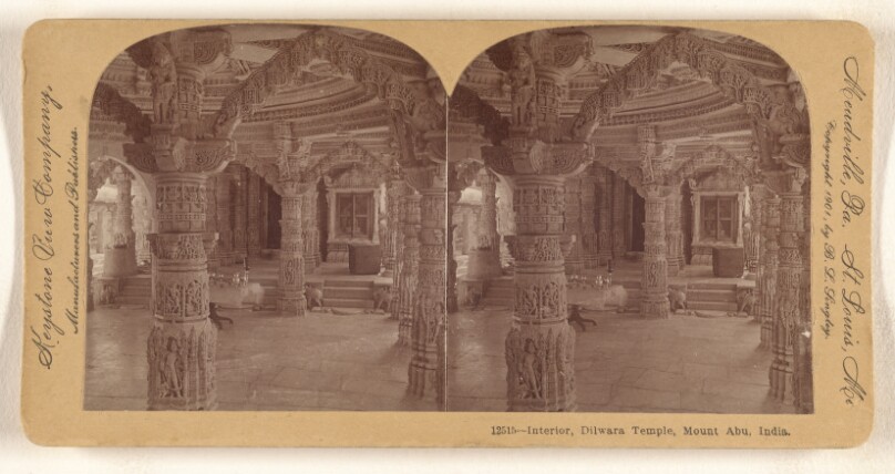 Interior, Dilwara Temple, Mount Abu, India.