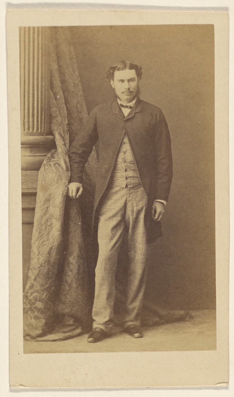 [Unidentified man with moustache, standing]