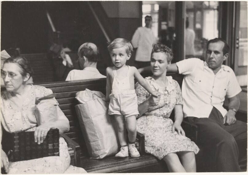 In the Waiting Room, Greyhound Bus Terminal, 34th St., New York, NY