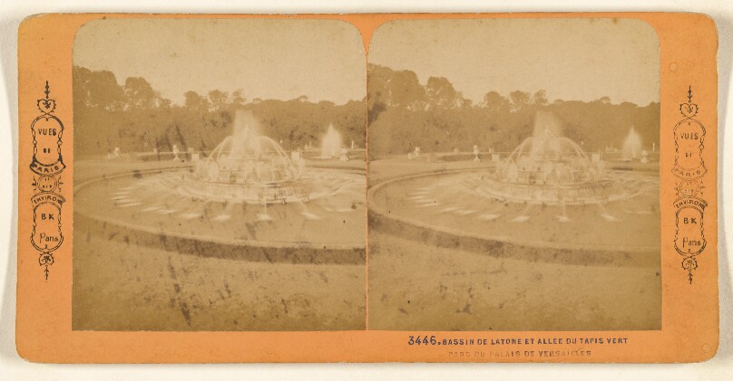 Bassin de Latone et Allee du Tapis Vert Parc du Palais de Versailles