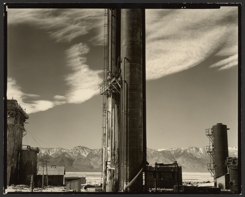 Factory and Mountain