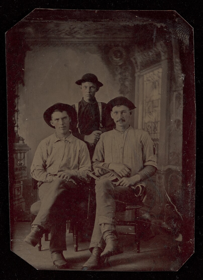 [Portrait of Three Young Men]