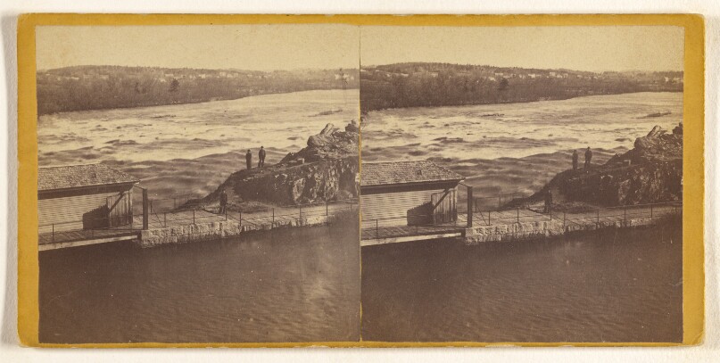 [Waste Way and Waste Gate House, Northern Canal, Lowell, Mass.]