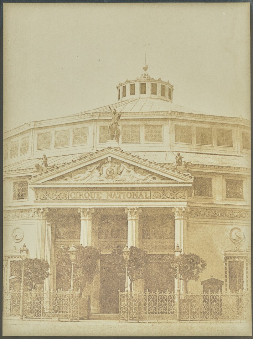 [Façade of the Cirque National, Paris]
