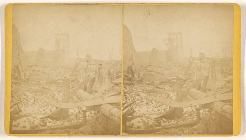 [Palmer House, Ruins of the Chicago Fire, 1871]