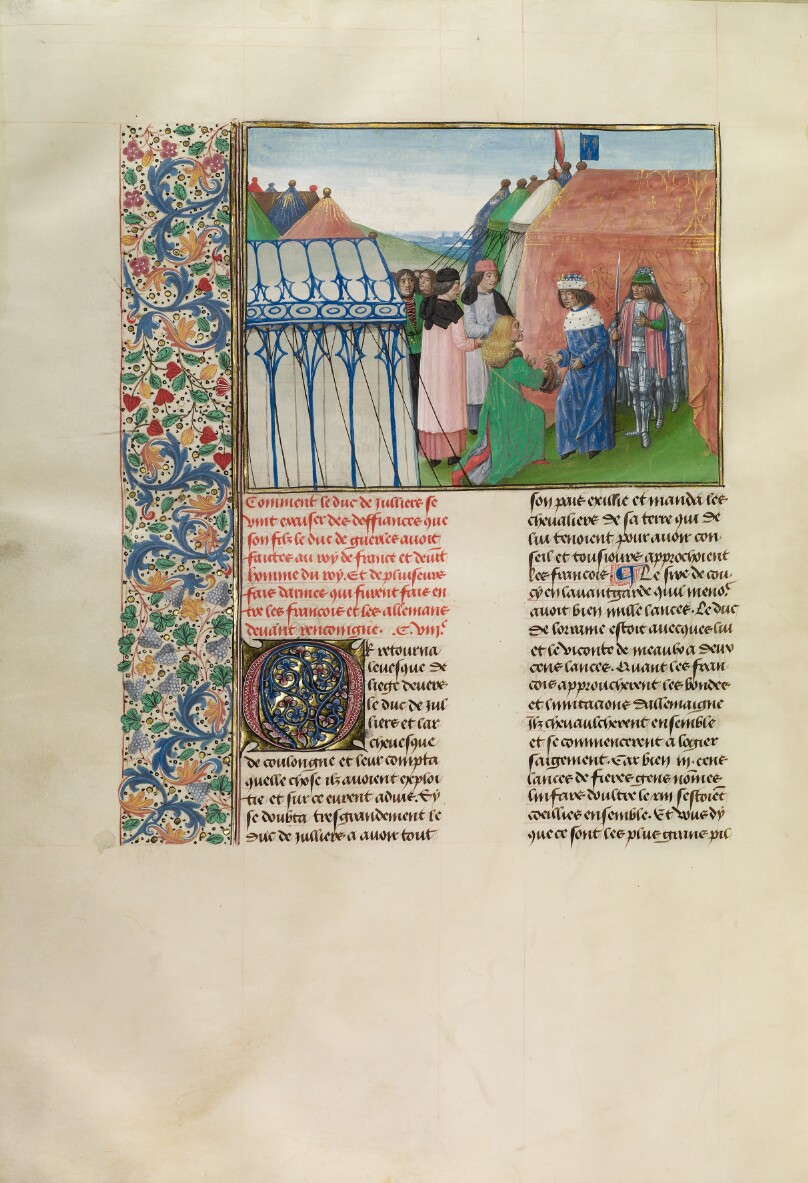 King Charles VI of France Receiving the Duke of Jülich
