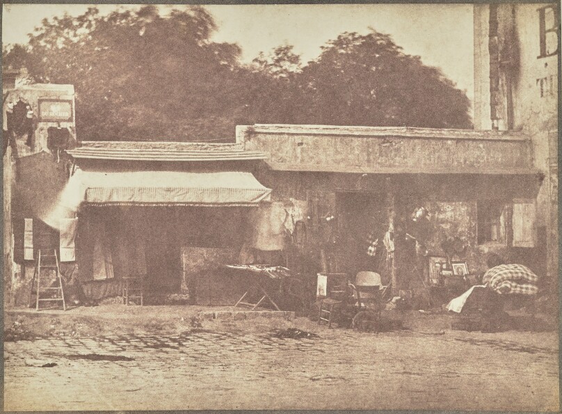 [Flea Market Stalls on rue du Rocher]