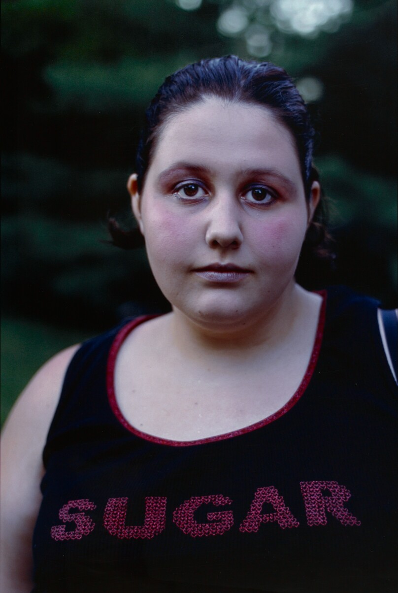 Amelia, 15, at weight-loss camp, Catskills, New York