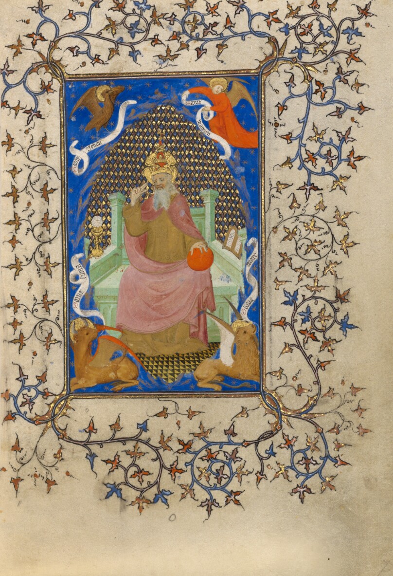 Christ in Majesty Surrounded by the Symbols of the Four Evangelists