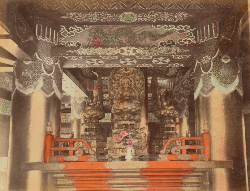 Buddhist Images, Inside Pagoda, Nikko