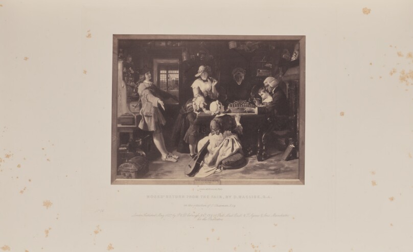Moses' Return from the Fair, by D. Maclise, R.A.