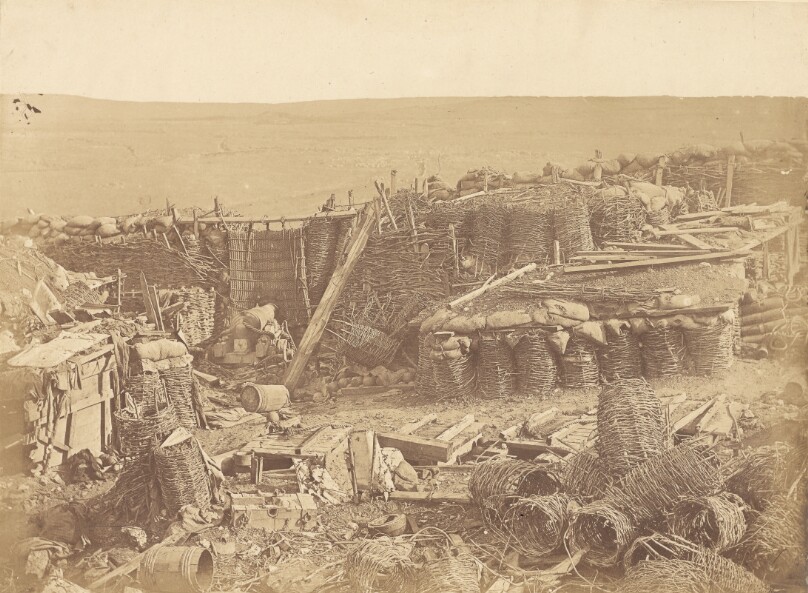 Interior of the Redan - Russian Battery (84.XM.475.2)
