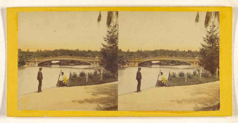 Central Park. (New York.) The Bow Bridge.