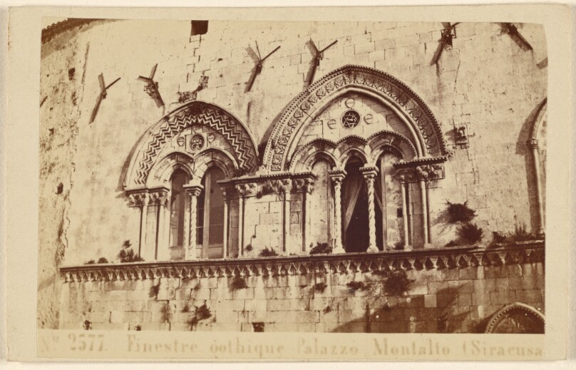 Finestre gothique Palazzo Montalto (Siracusa)