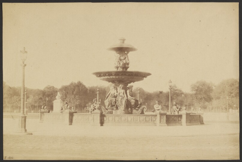 [One of the Fontaines de la Concorde]