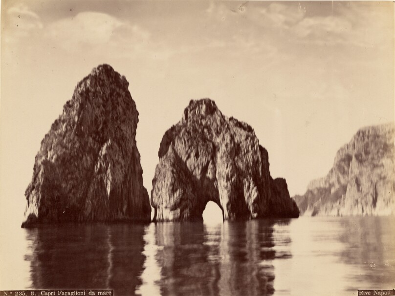Capri, Rocks by the Sea