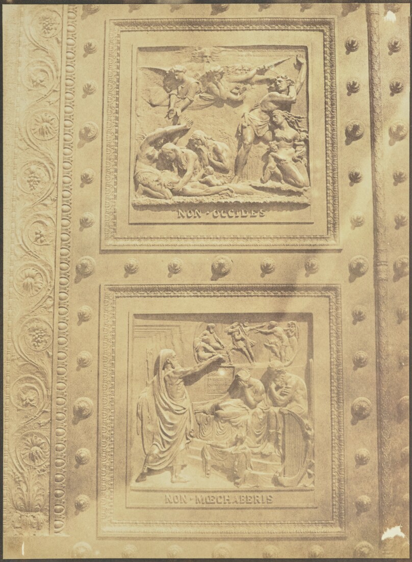 [Detail of door of La Madeleine]