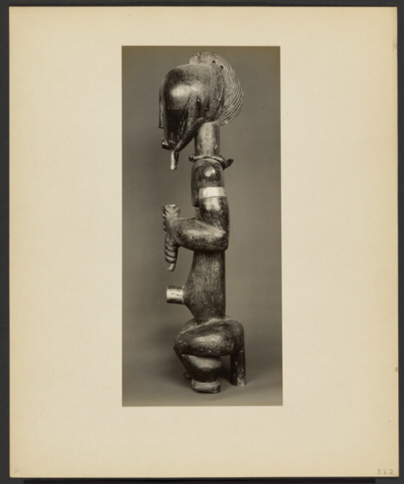 Ancestral Figure, Southern Cameroon, Border of Gabun. Profile View.