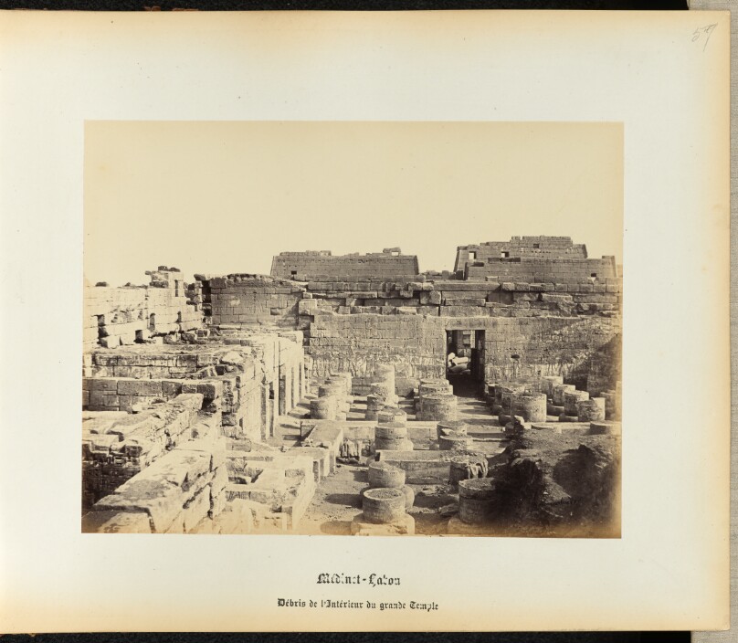 [Medinet Habu, Grand temple interior]