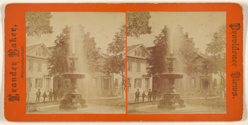 [Spraying fountain, Providence, Rhode Island]