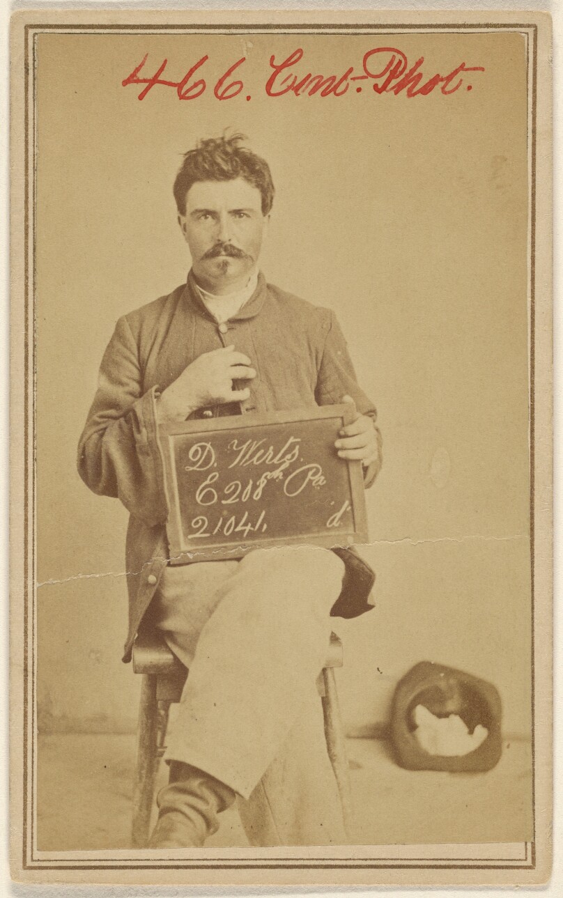 [D. Werts, E 208th Pa. 21041. Civil War victim]