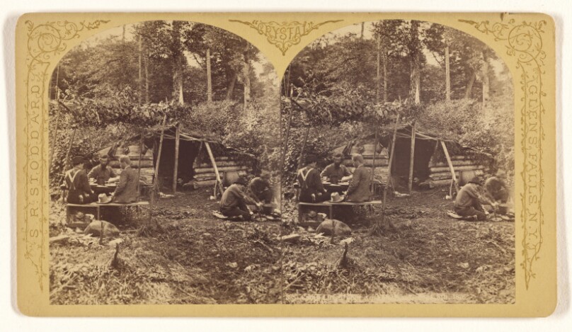 [Camp Life at Ausable, 1876]