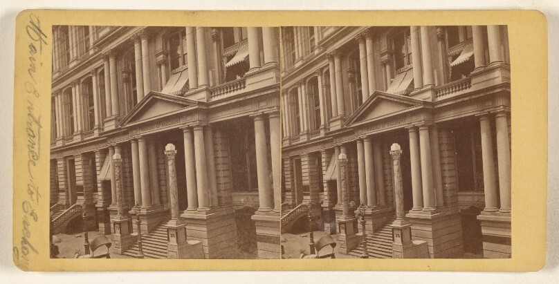 [Chamber of Commerce Building, St. Louis, Missouri, Main Entrance to the Exchange]