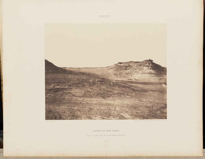 Environs de Quadi-Halfah. Vue du Désert Près de la Deuxième Cataracte