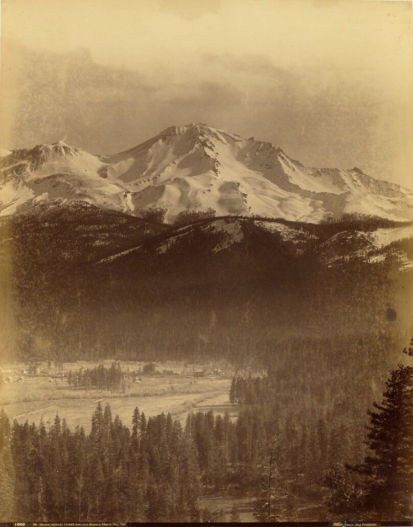 [Mt. Shasta; altitude 14,442 feet; and Sissons, Shasta Co., Cal.] / [Mt. Shasta from Sissons]