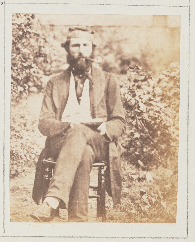 [Portrait of a Man With a Pipe]