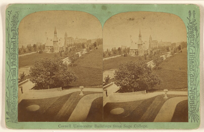 Cornell University Buildings from Sage College.