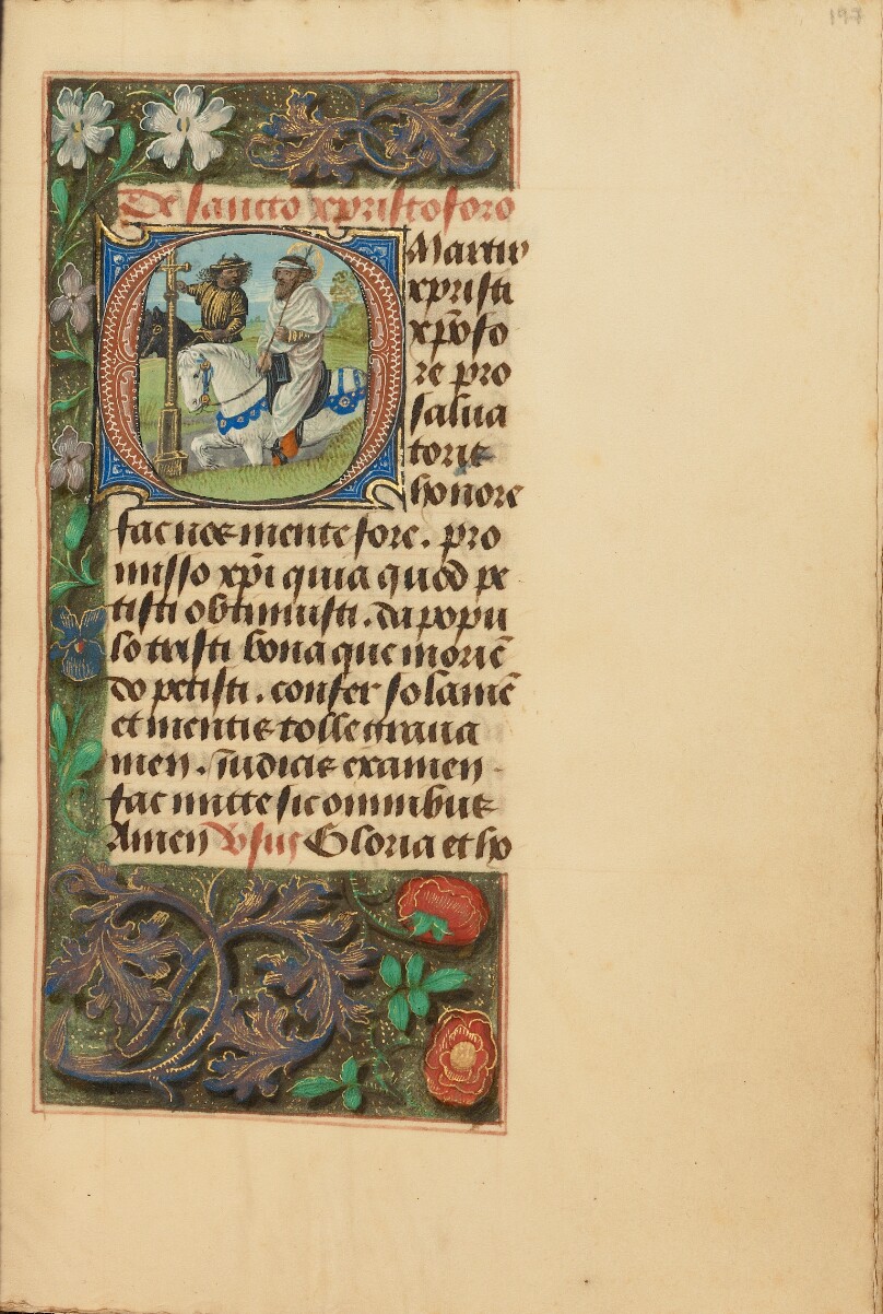 Initial O: Saint Christopher