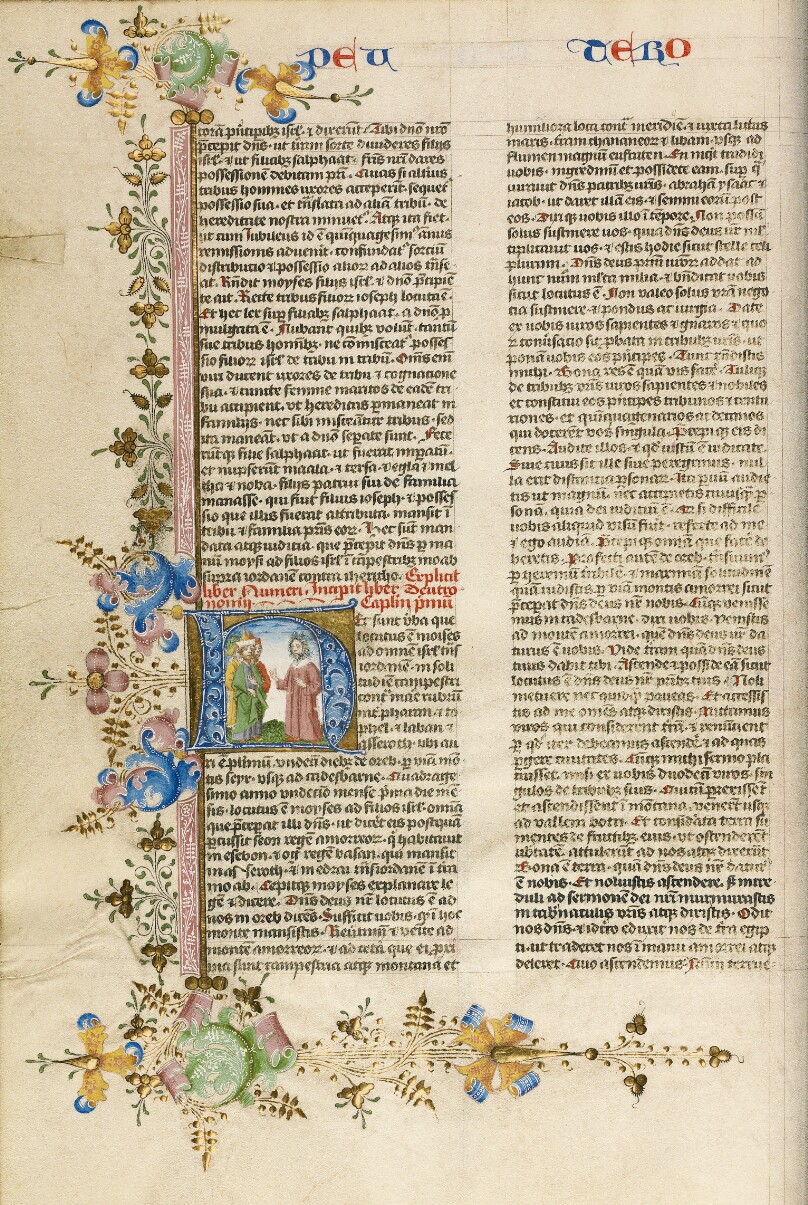 Initial H: Moses Speaking to the Israelites