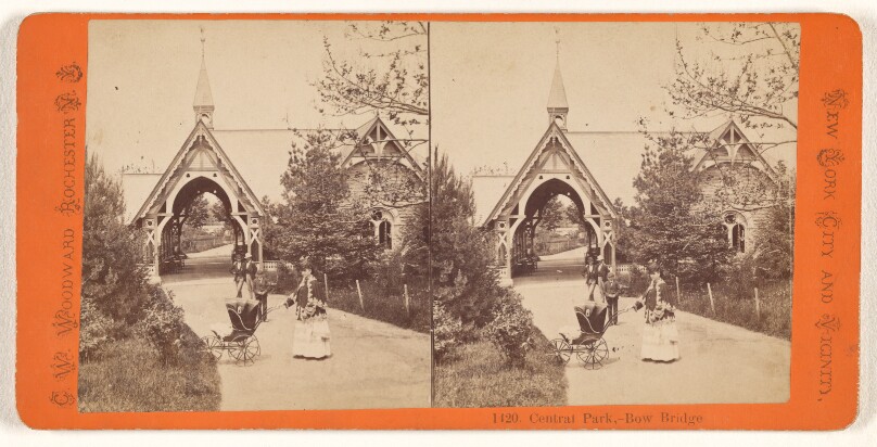 Central Park, - Bow Bridge