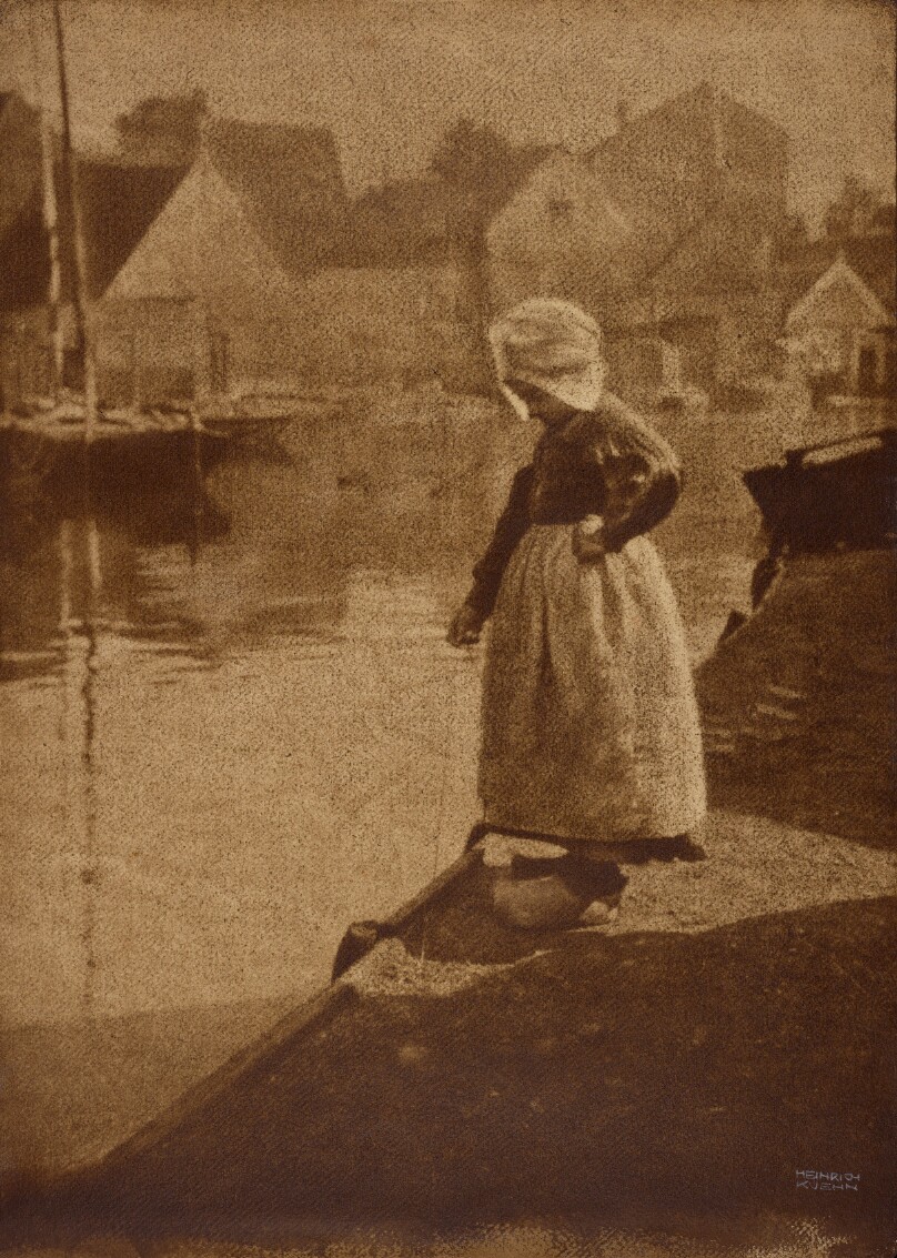 Dutch Girl in Landscape