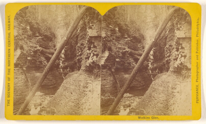 Narrow Pass. Watkins Glen.