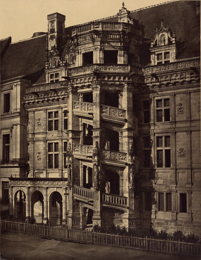 [Staircase of Francois I wing, Chateau de Blois]